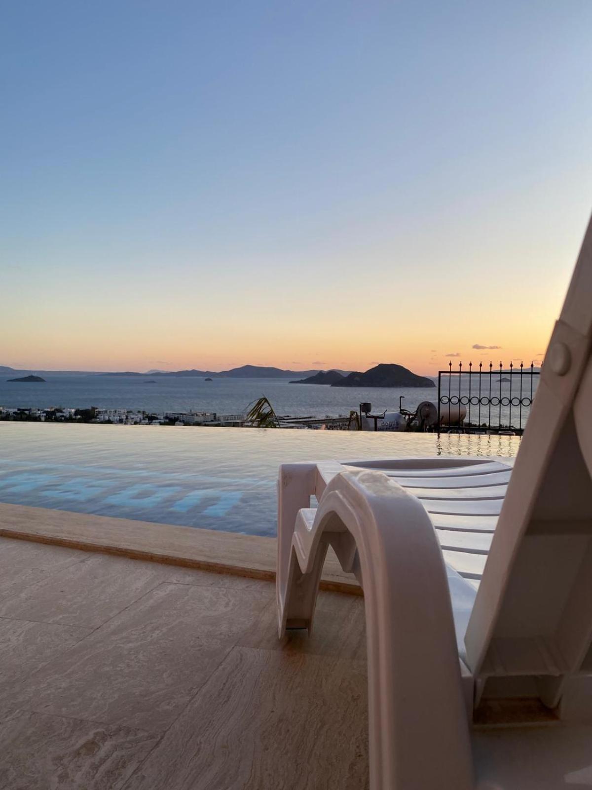 Bodrum Eason Villa & House 350M2 Full Sea View With Private Infinity Pool Exteriör bild