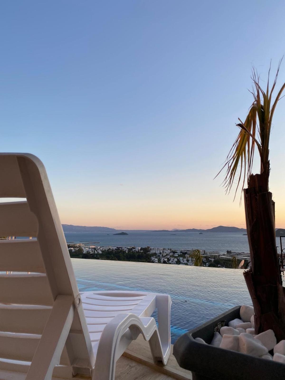 Bodrum Eason Villa & House 350M2 Full Sea View With Private Infinity Pool Exteriör bild